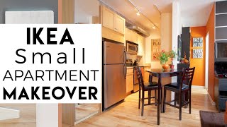 Tiny Apartment  IKEA Small Space Decorating  Interior Decorating  eps3 Season 2 [upl. by Cilurzo]