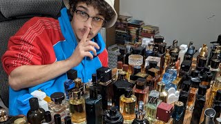 Ranking Every Cologne in my 3000 Collection ASMR [upl. by Wolfy]