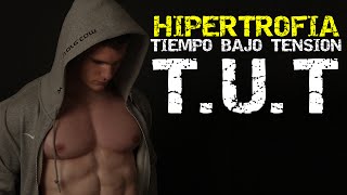 HIPERTROFIA MUSCULAR Y TIEMPO BAJO TENSIÓN TUT [upl. by Rani842]