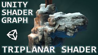 Unity Shader Graph Triplanar Shader Tutorial [upl. by Jahdai]