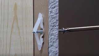 Learn How to Use a Variety of Drywall Anchors [upl. by Rask]