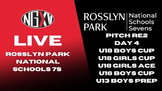 LIVE RUGBY ROSSLYN PARK NATIONAL SCHOOLS 7s  PITCH RE2 DAY 4 [upl. by Eimmas743]