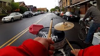 GoPro Music Drum Bike Guy [upl. by Yessej]