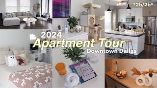 2024 FALL APARTMENT TOUR 🍂✨ Downtown Dallas [upl. by Aloivaf]