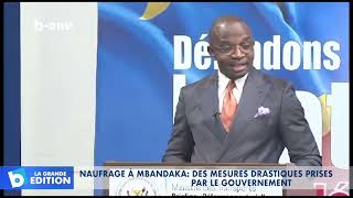 Naufrage à MBANDAKA  des mesures drastiques prises par le gouvernement [upl. by Sybil8]