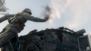 WW1  British vs German Tanks  Battle of Cambrai  Steel on Steel  Battlefield 1 [upl. by Assenad]