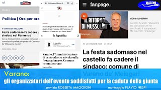 Varano gli organizzatori dell’evento soddisfatti per la caduta della giunta [upl. by Ajssatsan]