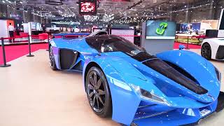 Geneva International Motor Show Qatar 2023  Delage stand [upl. by Batish]