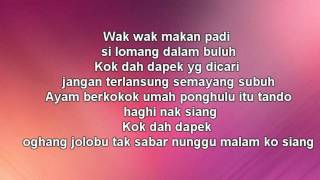 WARIS ft Dato Hattan Gadis Jolobu LIRIK [upl. by Akihdar725]