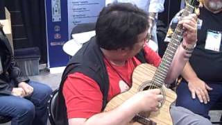 DeMars Viridis Guitar at NAMM 2010 [upl. by Haleemak]