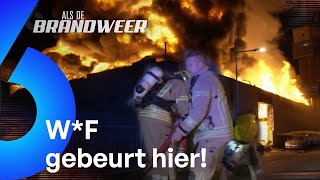 EXTREEM GROTE industriebrand kost BIJNA HET LEVEN van brandweermannen  Als de Brandweer AFL3 [upl. by Atteuqihc]