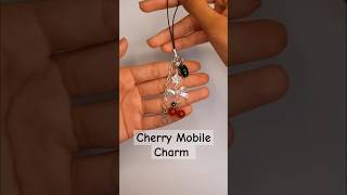 Handmade Cherry mobile charm shorts phonecharm [upl. by Inamik]