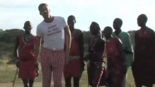 White Man Dances with Masai [upl. by Tine840]