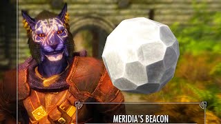 Inigos hand touches the Meridias beacon Skyrim Anniversary Edition [upl. by Latsyk]