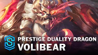 Prestige Duality Dragon Volibear Skin Spotlight  League of Legends [upl. by Blaseio]