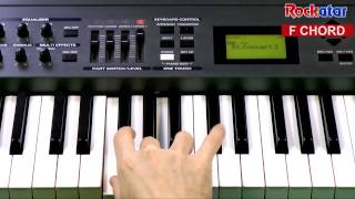 F chord on Keyboard [upl. by Arit]