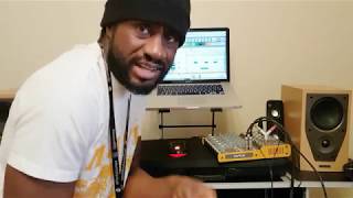 Part 2 How to use a SE2200A Condenser MicrophoneTapco Mix60Over an OldSkool Trap Beat amp Recording [upl. by Halstead557]