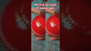 My first SG shield 20 leather ball [upl. by Meean969]