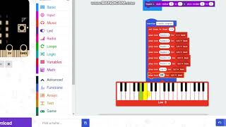 การทำเพลงคุ๊กกี้เสี่ยงทาย โดยใช้คำสั่ง music ในโปรแกรม makecode microbit [upl. by Chauncey]