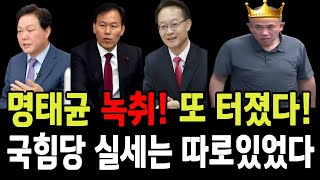 충격 명태균 녹취 또 터졌다 국힘당 실세는 따로 있었다 국힘당이 명태균에 찍소리 못하는 이유 [upl. by Areyk211]