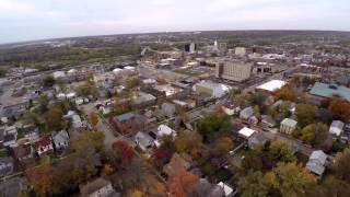 Downtown Lafayette Indiana from Above 4K [upl. by Latimore]