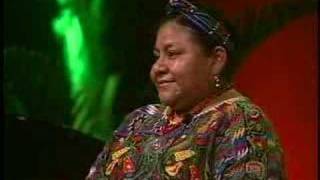 Rigoberta Menchu Live at The Human Forum Part 1 [upl. by Nylrad]