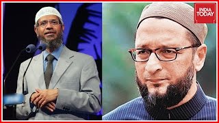 Owaisis AIMIM Defends Zakir Naik Claims Naik Victim Of Media Trail [upl. by Adnov]