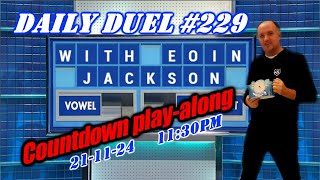 Live Countdown PlayAlong The Daily Duel 229 [upl. by Jacoba]