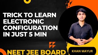 Trick to learn Electronic configuration for neet and jee [upl. by Chute]