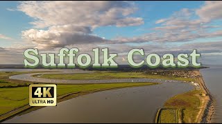 Suffolk Coast  UK Aerial Cinematic 4K [upl. by Tamas]