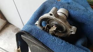 Kawasaki ZZR1100  Waterpump Seal Fix [upl. by Nolrah910]