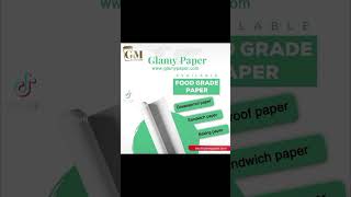 FOOD GRADE PAPER✨📌Greaseproof📌Sandwich paper 📌Baking paper GLAMY PAPER [upl. by Nyllek860]