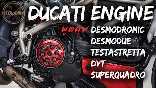 แนะนำ เครื่องยนต์ Ducati แต่ละบล๊อค Desmodue Testastretta DVT SuperQuadro และวาล์วDesmodromic [upl. by Shaine]