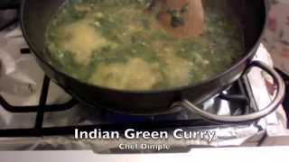 Indian Green Fenugreek Leaves CurrySauce [upl. by Assyla532]