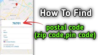 How to find postal code or zip code all area zip code and pin code find part 3 [upl. by Gnaw]