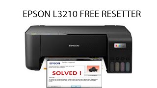 HOW TO RESET EPSON L3210 PRINTER [upl. by Acie]