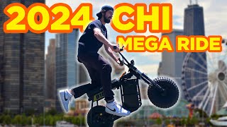 Stunt Madness at Chicago Mega Ride 2024 Ebox Dragster Highlights [upl. by Matronna]