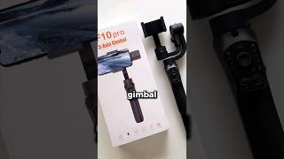 Gimbal F10 Pro  Estabilizador para celular barato pero de buena calidad  Review amp Guia de uso [upl. by Lorri665]