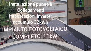 IMPIANTO FOTOVOLTAICO 11kW COMPLETO [upl. by Dionis825]