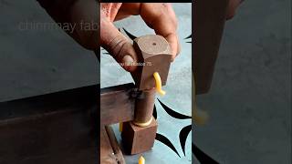 Gate Hinges installation  gate gatedesign ballbearing ChinnmayFabrication75 [upl. by Ennahtebazile]