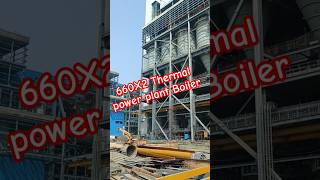 660X2 Thermal power plant Boiler Erection trending powerplant boiler shorts short viralvideo [upl. by Maller]