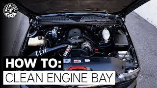 How To Clean Engine Bay GMC Sierra Truck  Chemical Guys [upl. by Eremihc]