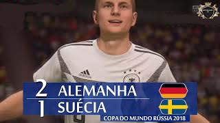 Golaço de Toni Kroos no Fim  Alemanha 2 x 1 Suécia  Copa do Mundo Rússia 2018 [upl. by Bell]