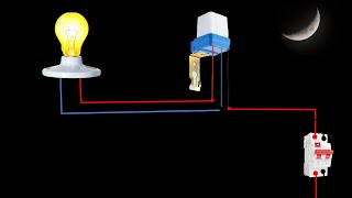 Photocell Sensor Wiring Connection  Photocell Circuit Wiring Diagram  Its Electrical [upl. by Polly]