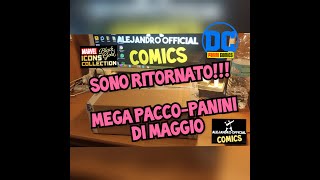 PACCO DALLA PANINI di Maggio OMNIBUS  FUMETTI  BLACK ICON MARVEL 😱😱😱😱 ALEJANDRORETURN [upl. by Josefa789]