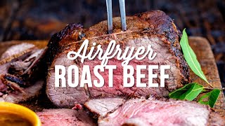 Easy amp Delicious Air fryer Roast Beef  Supergolden Bakes [upl. by Inobe]