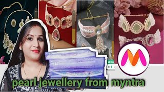 🌸Myntra🌸 jewellery haulJewellery from myntraReview [upl. by Nnyltiac]