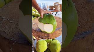 Coconut Mastery Unlocking the Secrets of Nature’s Gift fruit fruitcutting satisfying [upl. by Pietje816]