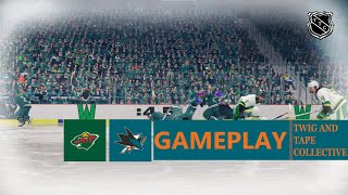 NHL 25  San Jose Sharks Vs Minnesota Wild  TTC 10302024 [upl. by Eednus864]