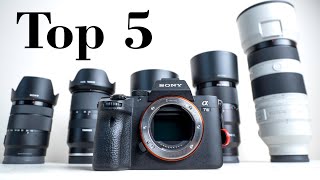 5 Awesome MUST HAVE Lenses for the Sony A7iii  A7IV [upl. by Lander]